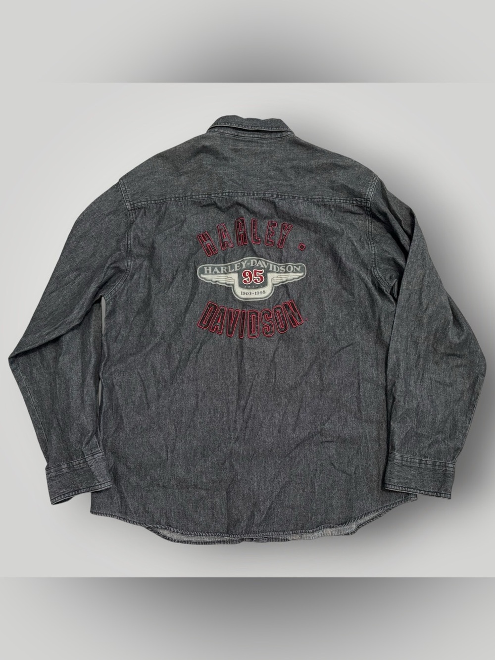 Harley Davidson Denim‎ Shirt 95th Anniversary